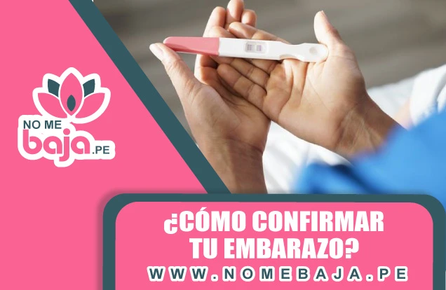 Se observa una prueba de embarazo