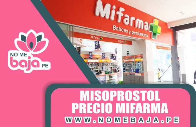 Se observa la fachada con el nombre de la farmacia Mifarma