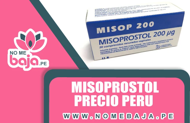 Se observa en la imagen una caja de pastillas misoprostol 200mcg
