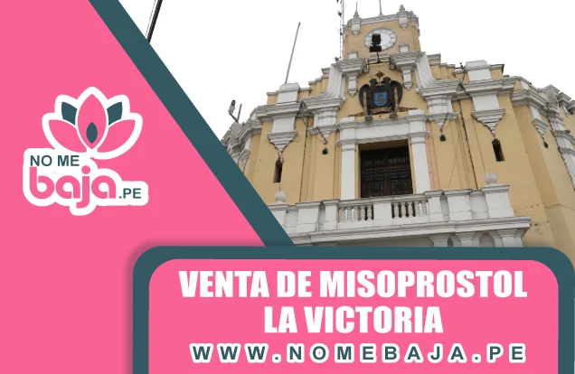Se mira la fachada de la municipalidad de la Victoria, tambien al lado un titulo que dice : Venta de misoprostol en la Victoria
