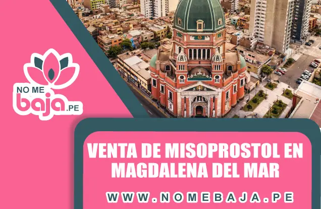 Se observa una capilla en el distrito de Magdalena del Mar y un titulo que dice :Venta de Misoprostol en Magdalena
                                        del mar nomebaja.pe