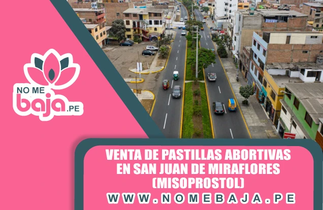 Se mira en la imagen una avenida en el Distrito de San Juan de Miraflores